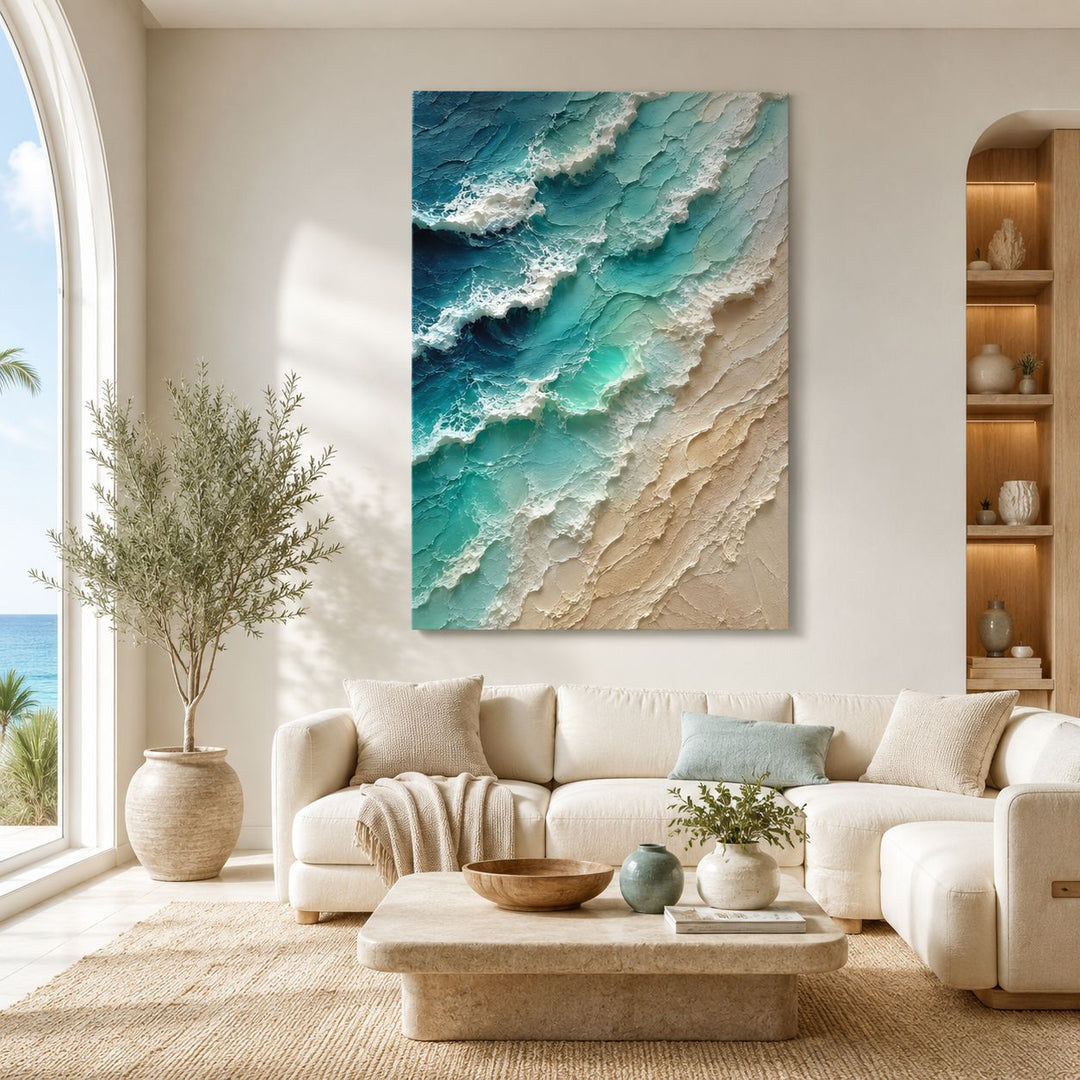 Coastal Wave Canvas Art