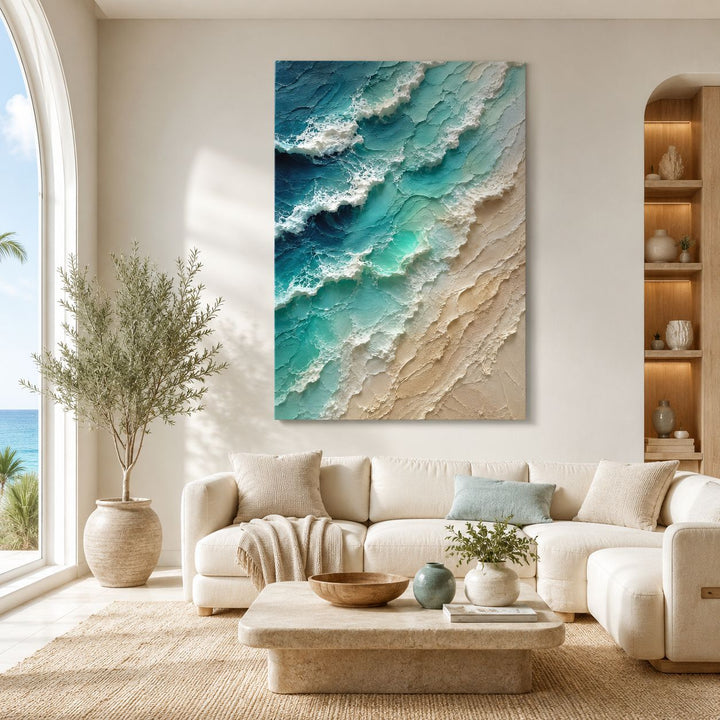 Coastal Wave Canvas Art