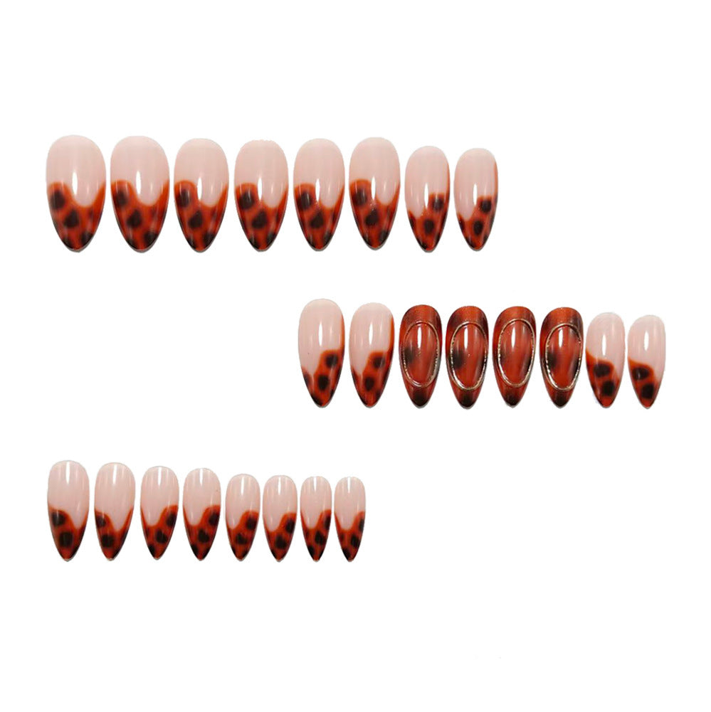 Artificial nails with elegant and curved tip Kalsten