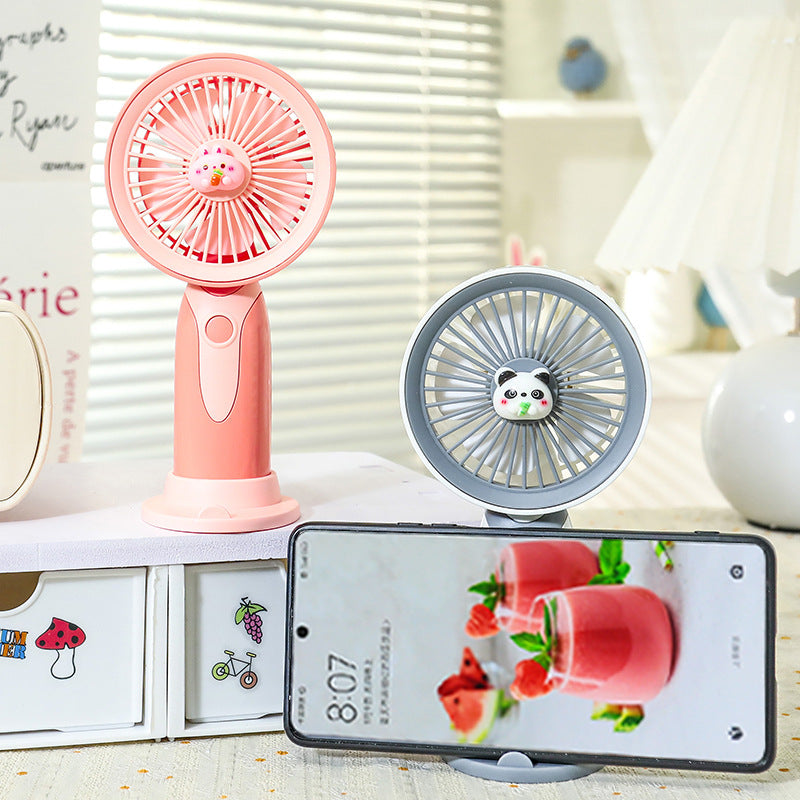 Ladies portable USB hand fan with creative animal design Kalsten