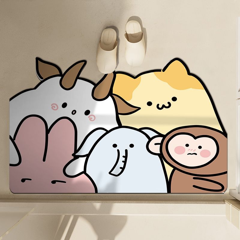 Cute Penguin-Themed Bath Mat Kalsten