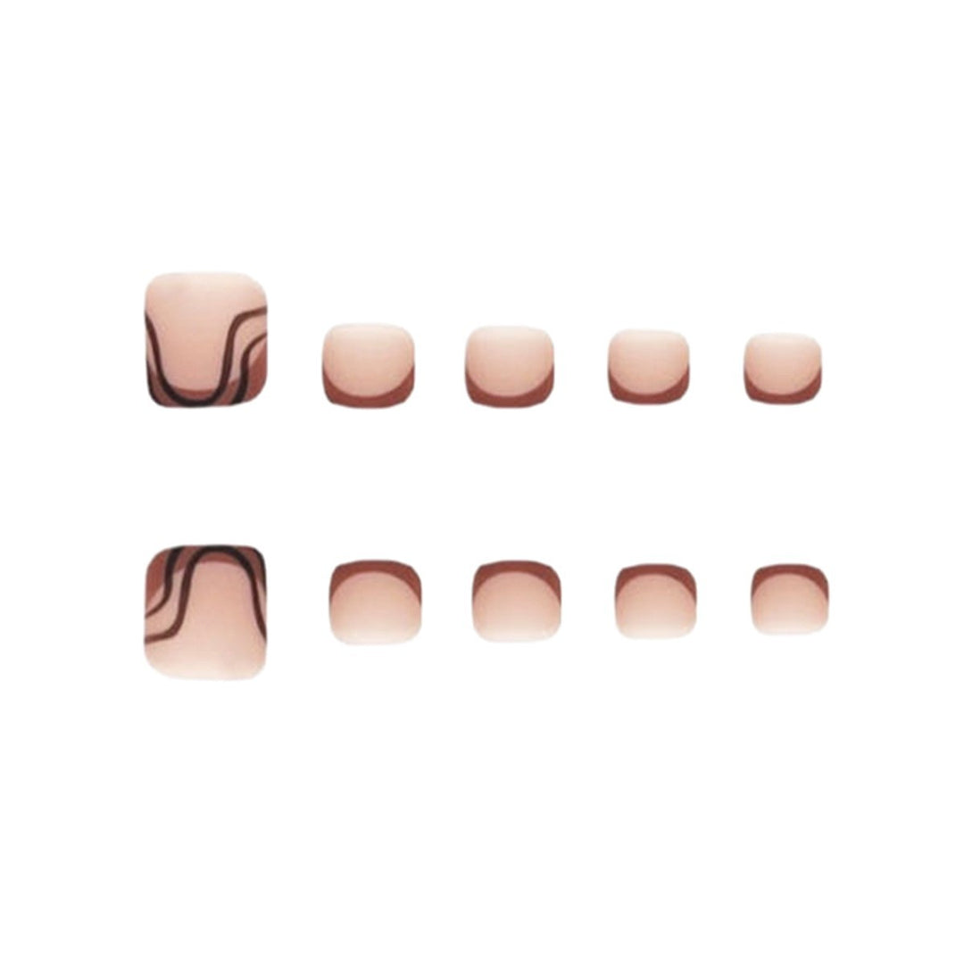 Artistic French Tip Nail Art Kalsten