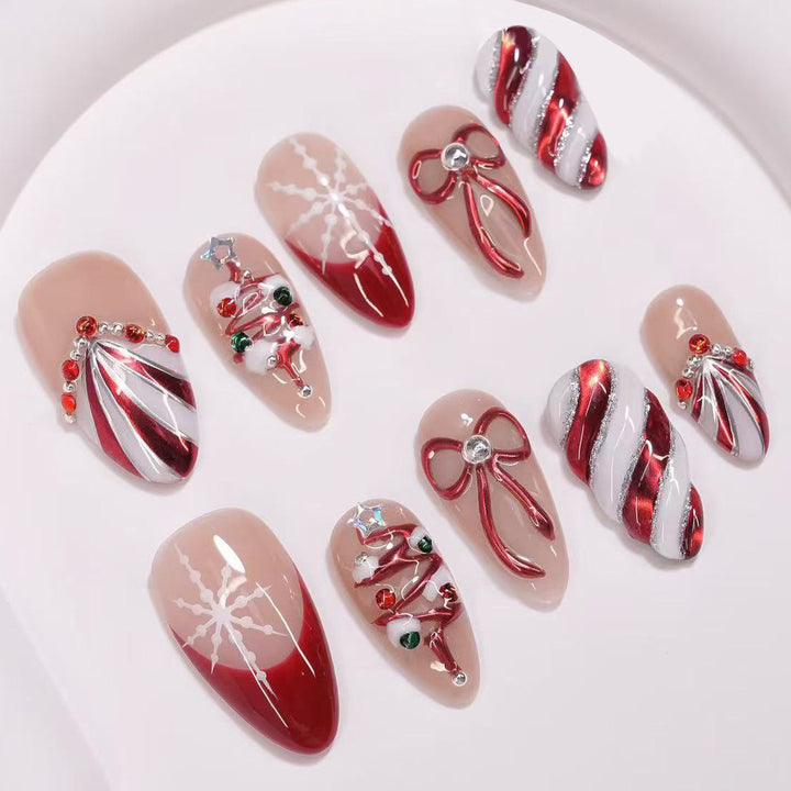 Festive Ornament Press-On Nails