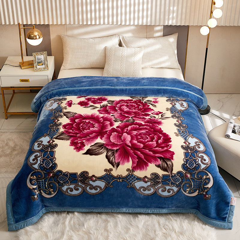Decorative Fleece Throw Blanket Kalsten