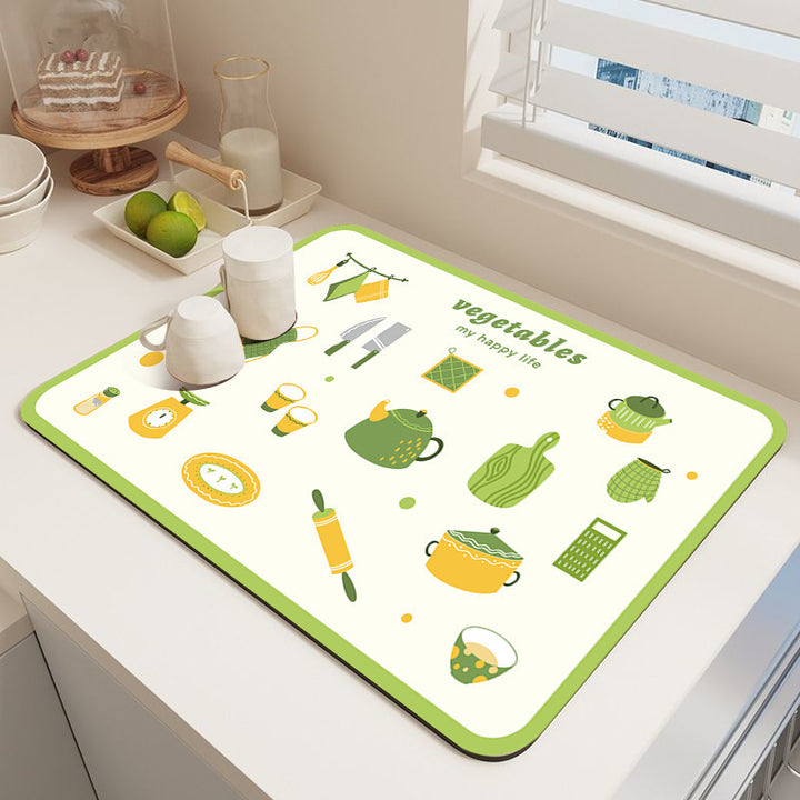 Dessert-Themed Kitchen Mat Kalsten
