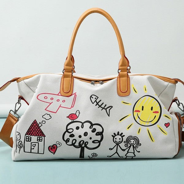 Artistic Print Travel Duffle Bag Kalsten