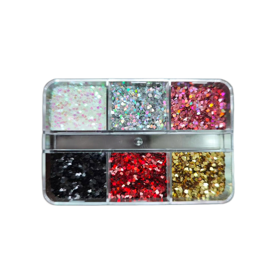 Nail Art Glitter and Decoration Kit