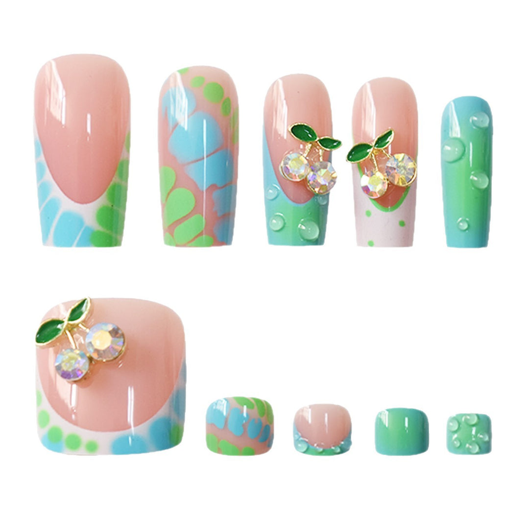 Decorative Floral Nail Art Set Kalsten