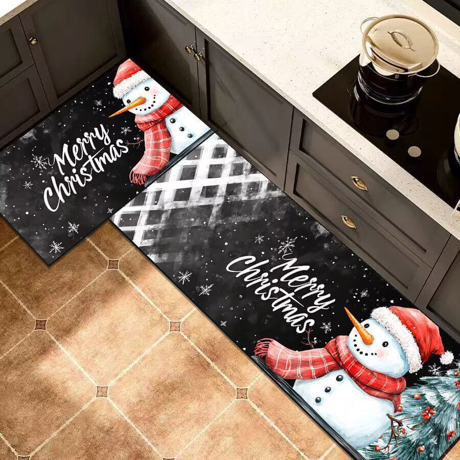 Whimsical Gnome-Themed Kitchen Mat