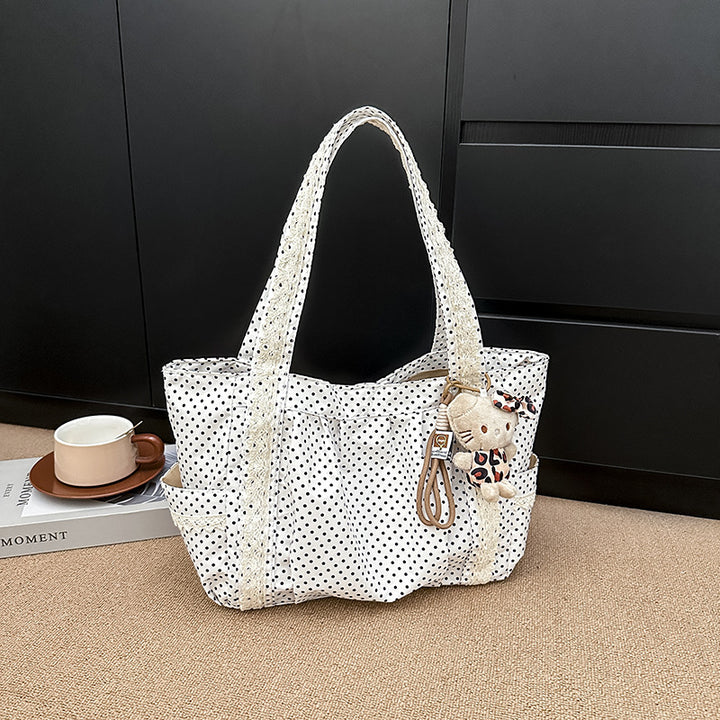 Polka Dot Decorative Tote Bag