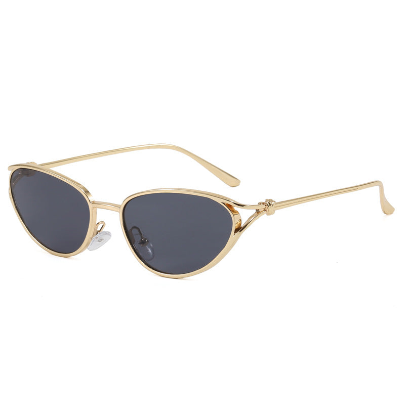 Trendy Cat-Eye Sunglasses with Metallic Frame Kalsten