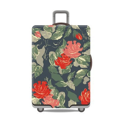 Tropical Leaf Print Hard Shell Luggage Kalsten
