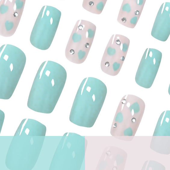 Heart-Inspired Nail Art Design Kalsten
