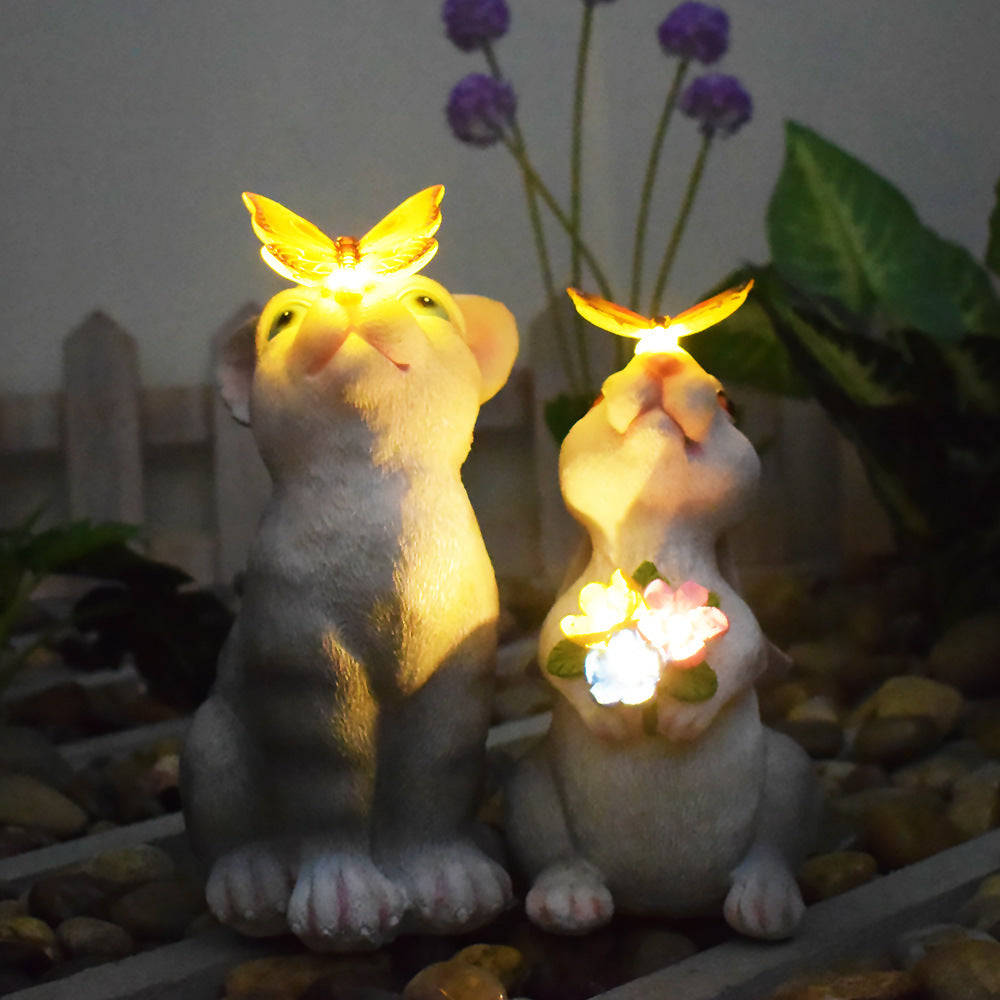 Solar Powered Succulent Turtle Garden Planter Night Light Ornament Kalsten