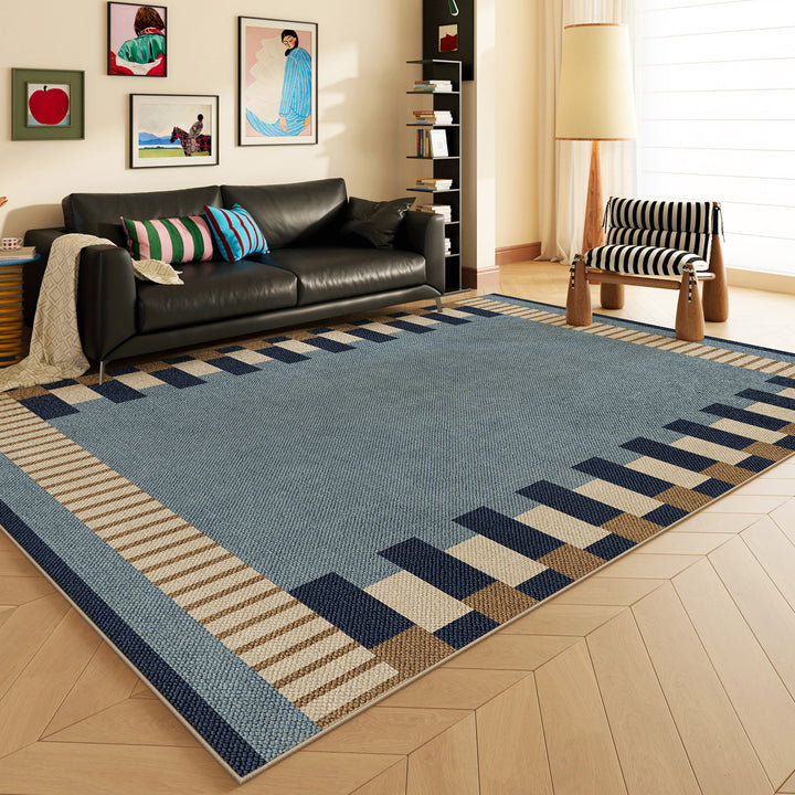 Soft Checkered Area Rug Kalsten