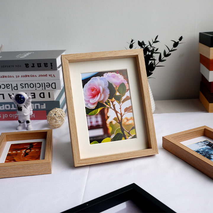 Elegant Wooden Display Frame for Home Decor
