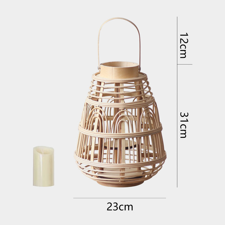 Handcrafted Rattan Lantern Kalsten