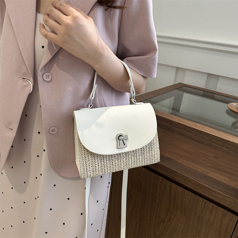 Elegant Handcrafted Straw Tote