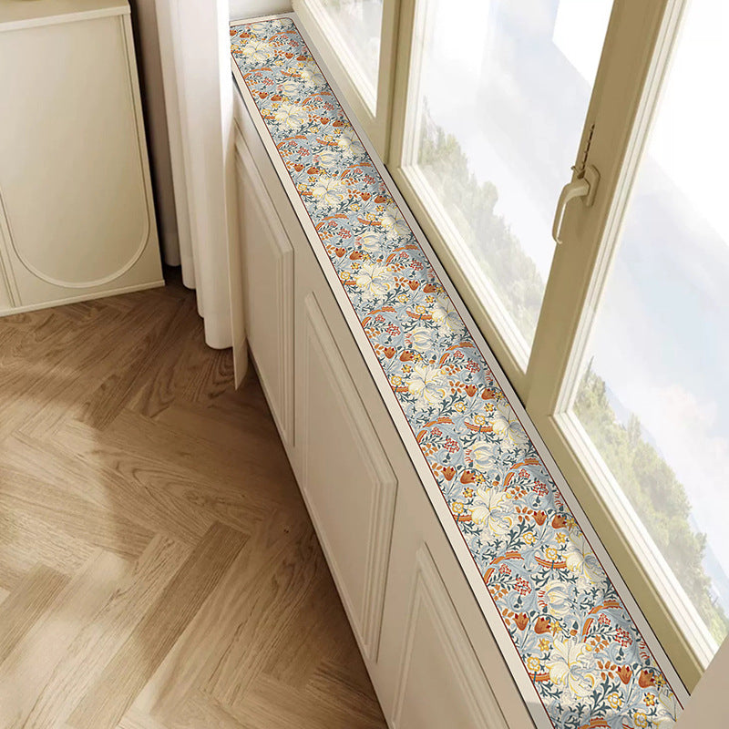 Floral Decorative Window Sill Mat