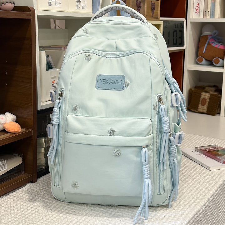Decorative Star-Embellished Backpack Kalsten