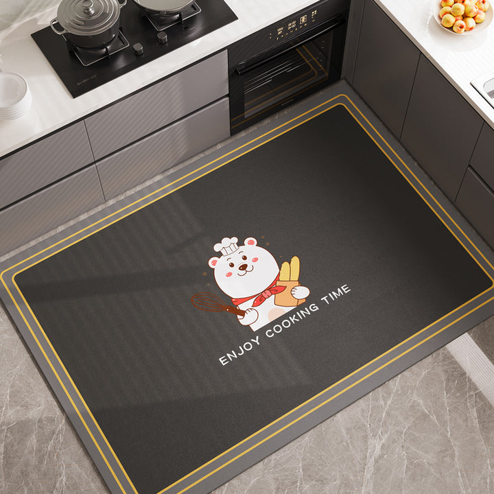 Fun Animal-Themed Kitchen Comfort Mat