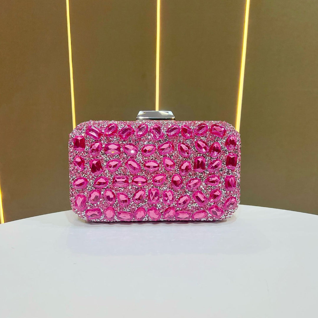 Glamorous Bejeweled Evening Clutch