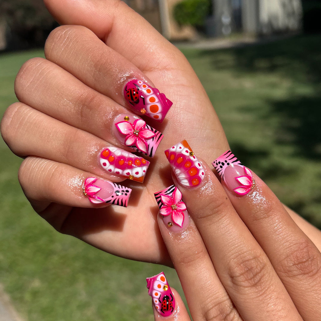 Artistic Floral Nail Art Extensions Kalsten 1789713157