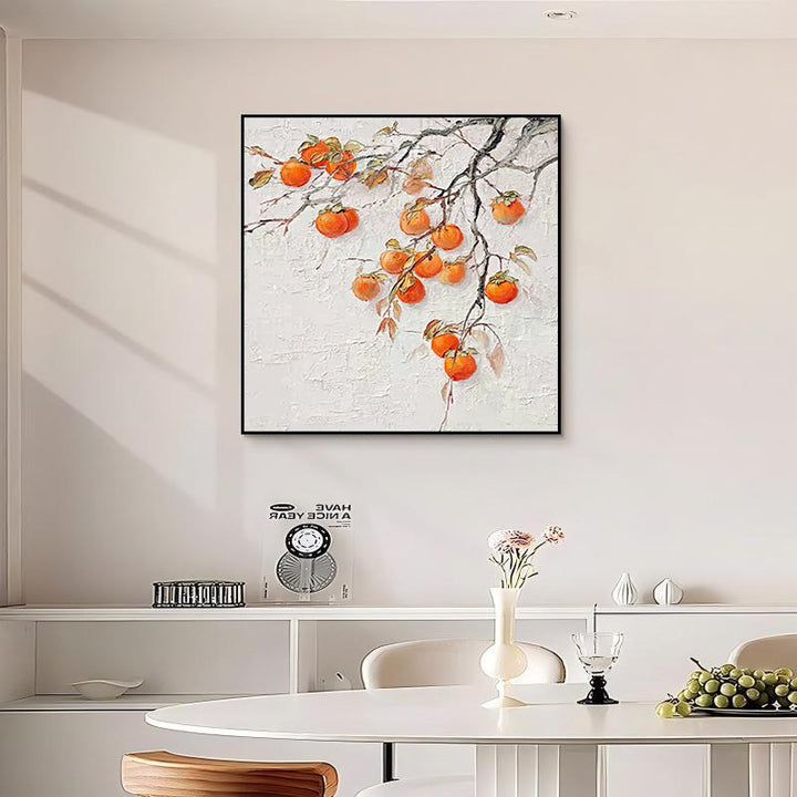Abstract Fruit Branch Canvas Art