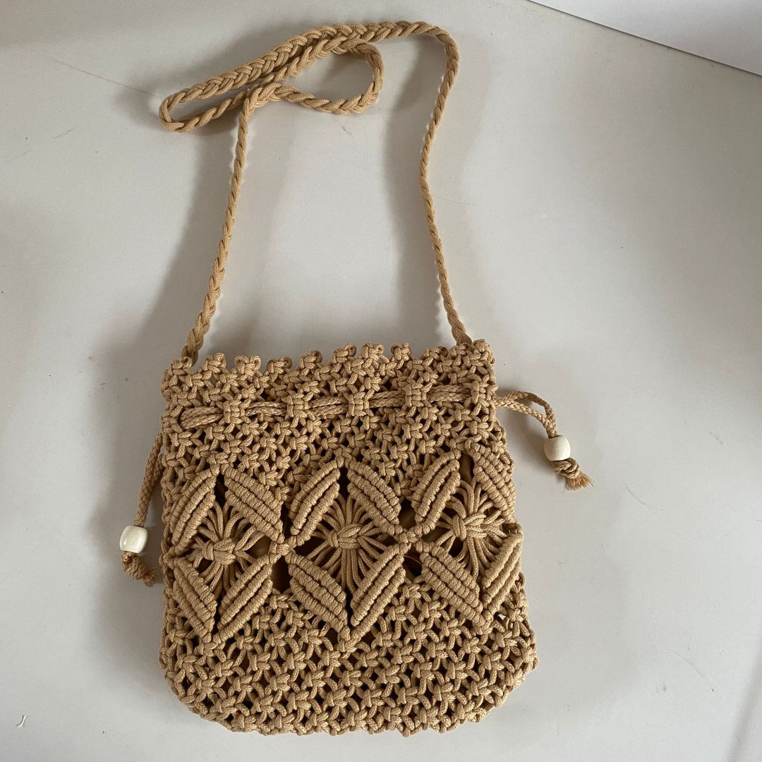 Macrame Crossbody Bag with Detail-Loving Pattern Kalsten