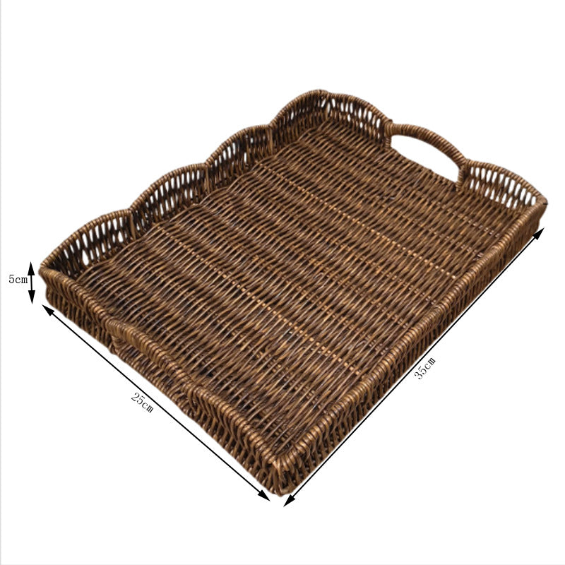 Ladies elegant serving tray made of high-quality weave Kalsten