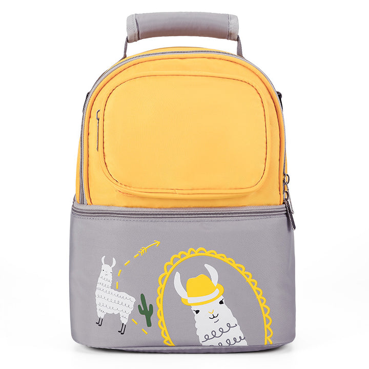 Fun Alpaca-Themed Insulated Backpack Kalsten