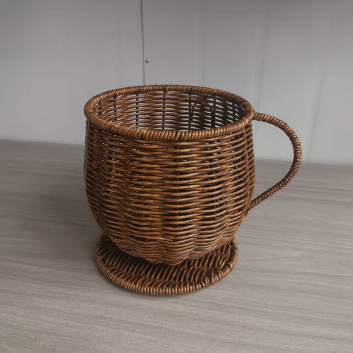 Handcrafted Natural Wicker Planter Kalsten