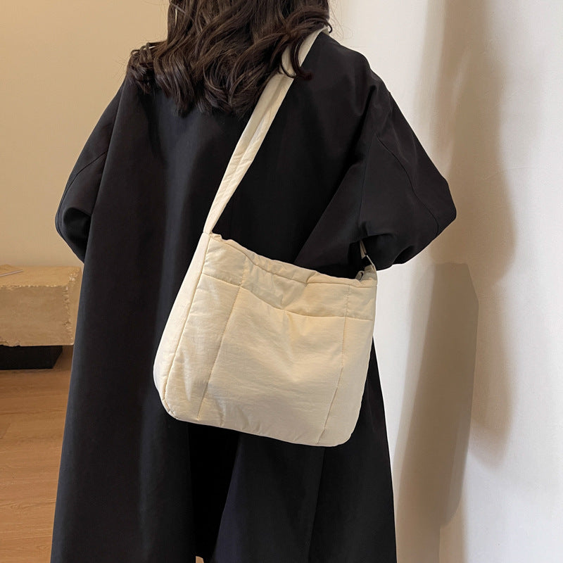 Lightweight Quilted Shoulder Bag