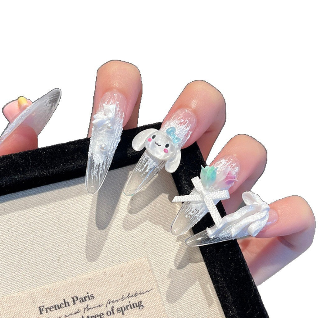 Creative 3D Themed Press-On Nail Art Kalsten