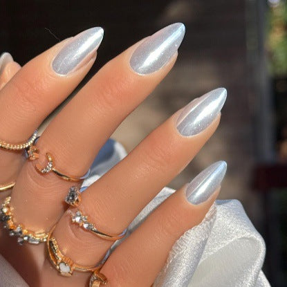 Glittery Stiletto Press-On Nails Kalsten