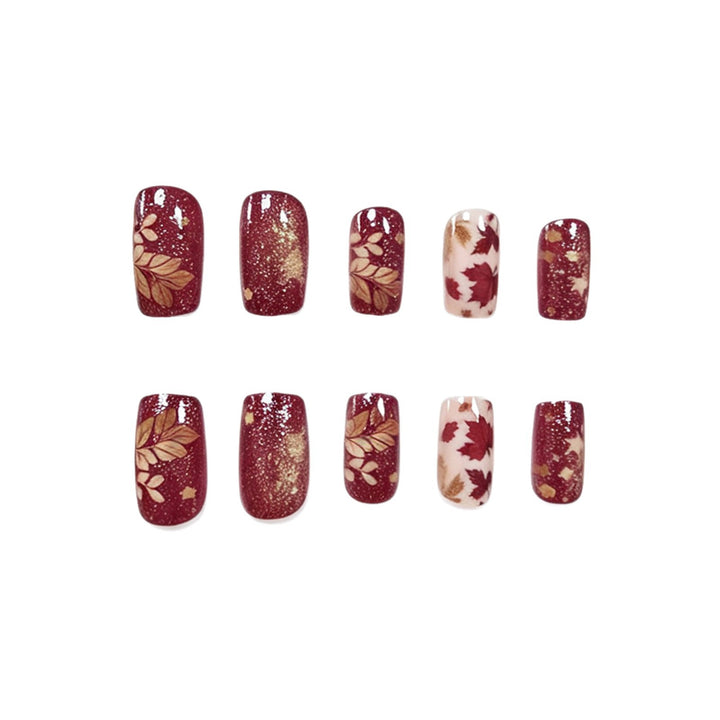 Autumn Leaves Nail Art Kalsten