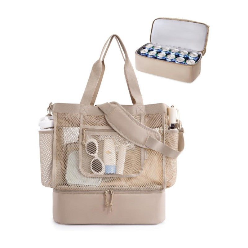Multifunctional cooler bag with mesh outer pockets Kalsten