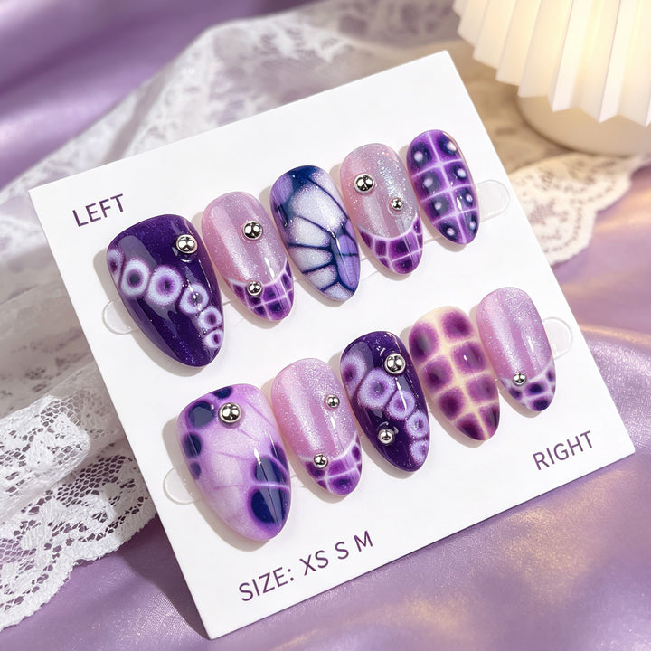 Artistic Gradient Press-On Nail Set