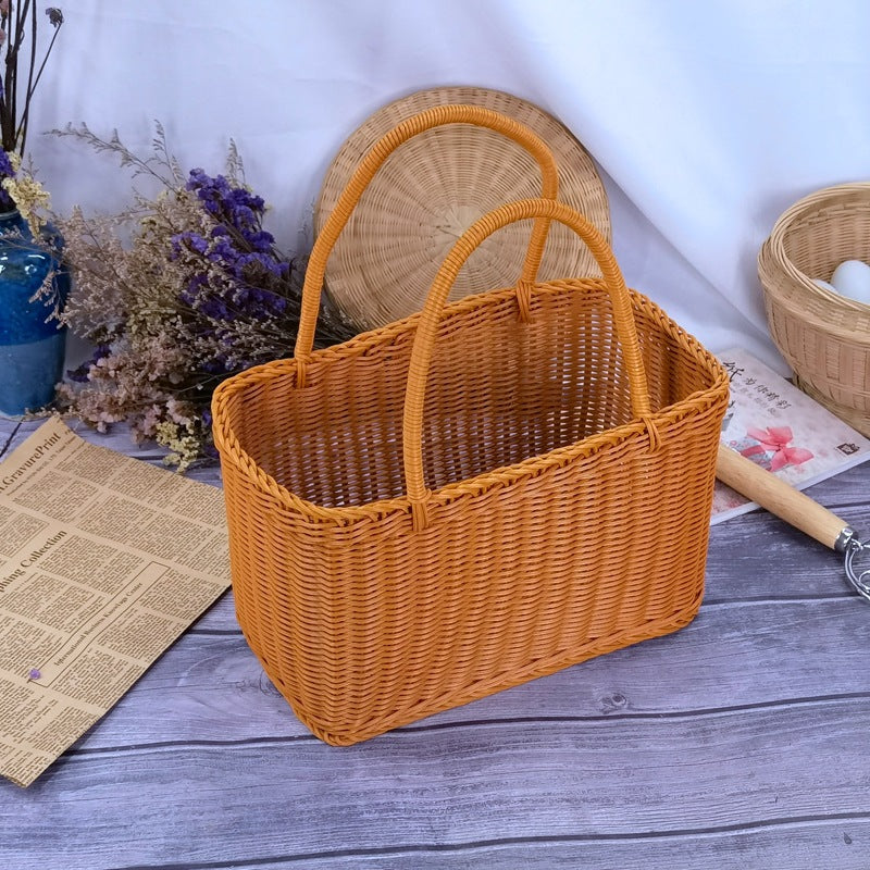 Women timeless rattan shopping basket Kalsten