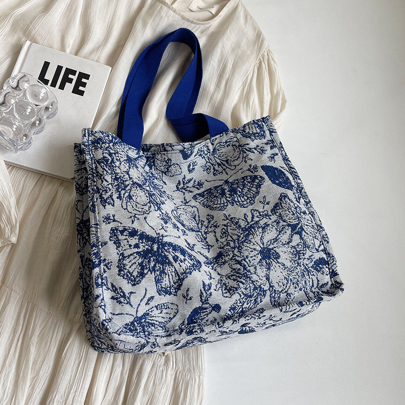 Floral Decorative Tote Bag