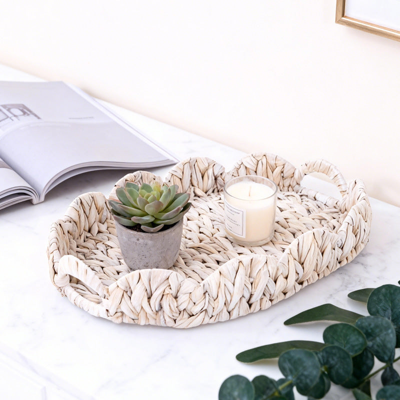 Home Decor Woven Serving Tray Kalsten