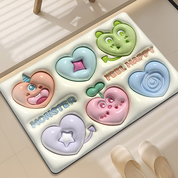 Cute Cartoon-Themed Area Mat