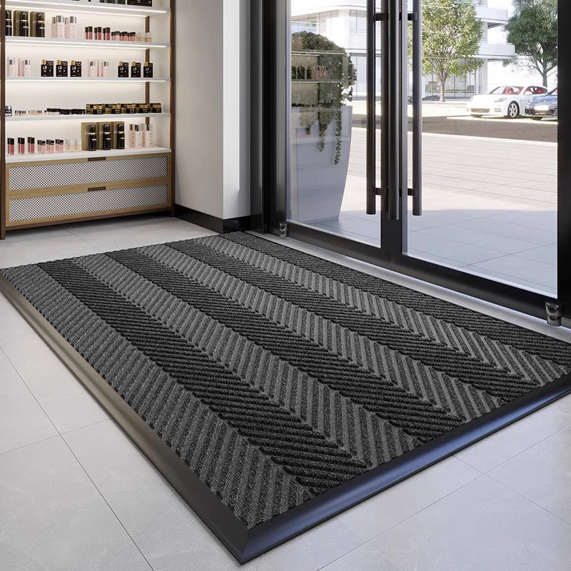 Decorative Chevron Pattern Entry Mat Kalsten