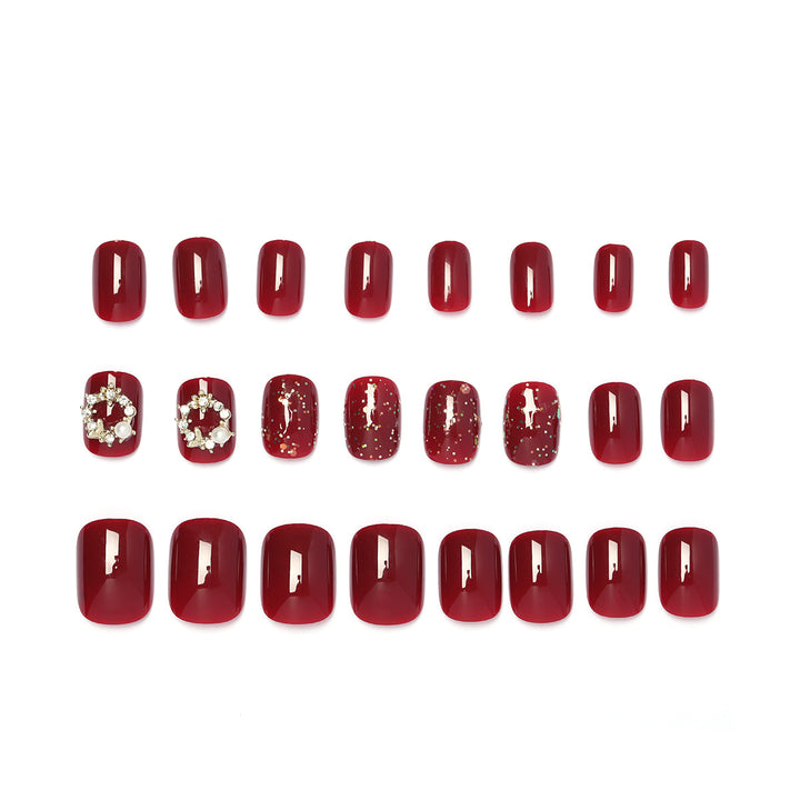 Decorative Glitter Press-On Nails