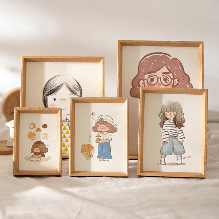 Charming Illustrated Art Frame for Home