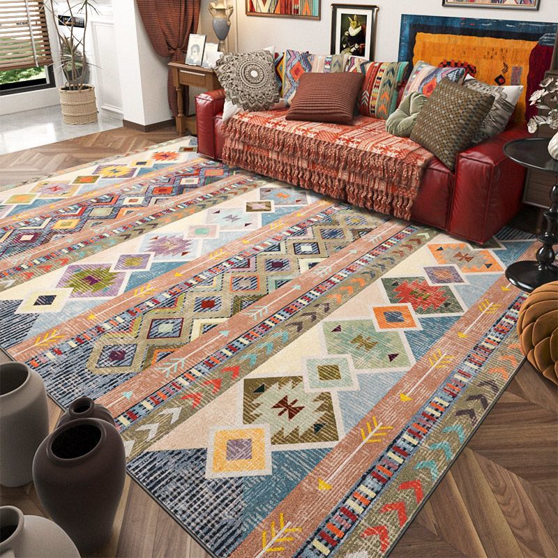 Geometric Pattern Area Rug Kalsten