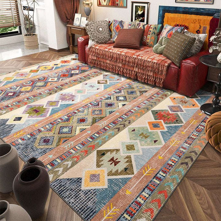 Geometric Pattern Area Rug Kalsten