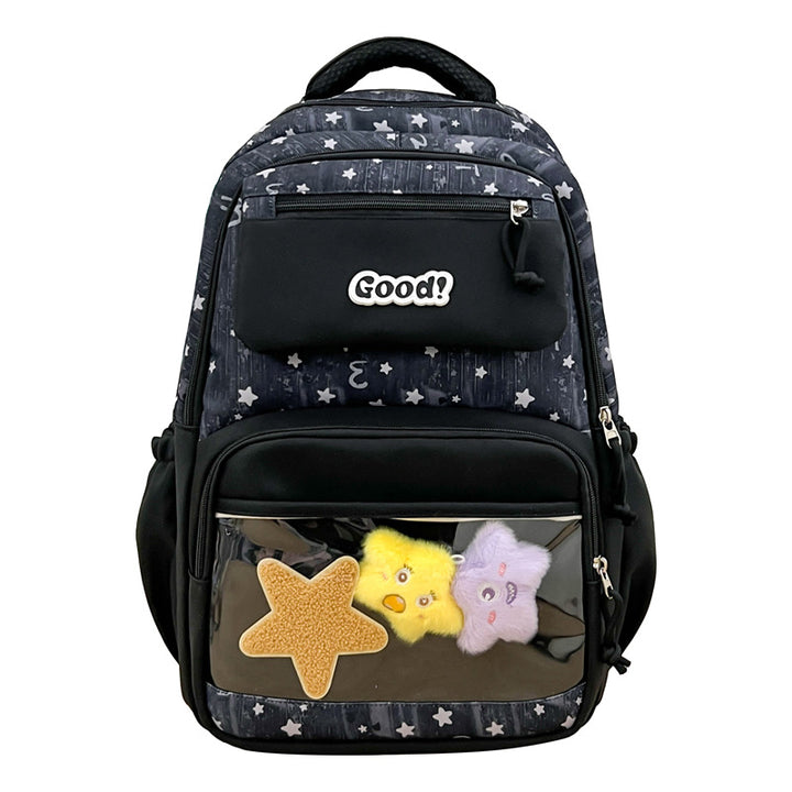 Children's Starry Print School Backpack kalsten