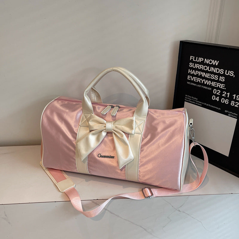 Elegant Bow Accent Duffel Bag Kalsten