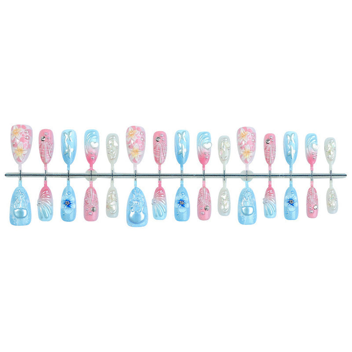 Creative nail art set with glitter and unicorn motifs Kalsten